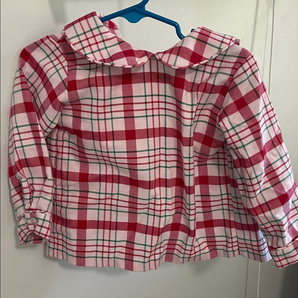 Little English Red Plaid Kids Shirt